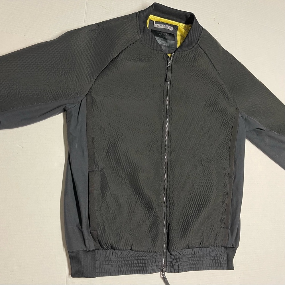 Anthony Davis X Saks Fifth Avenue Men's Black Bomber Jacket Size Large